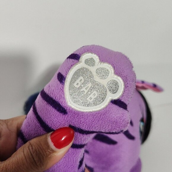 Build-A-Bear Workshop Honey Girls Teegan Tiger Purple Plush Stuffed Animal Toy - Picture 5 of 9